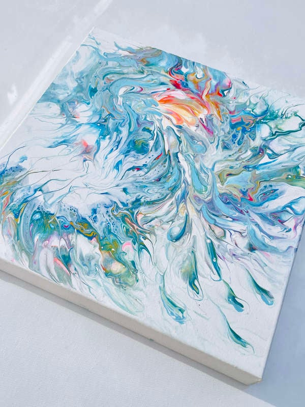 Fluid online class with art box Playcarnival Fluid art IMG_7108