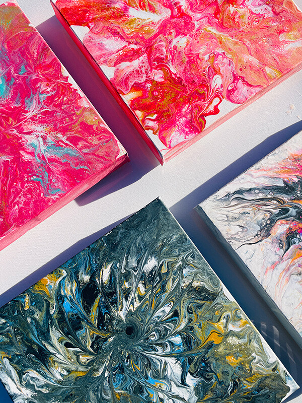 Fluid artwork examples