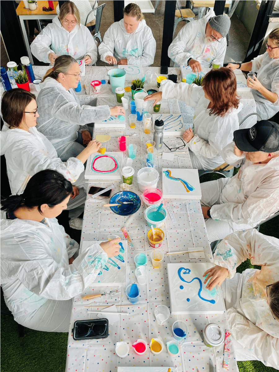 Art workshops for companies