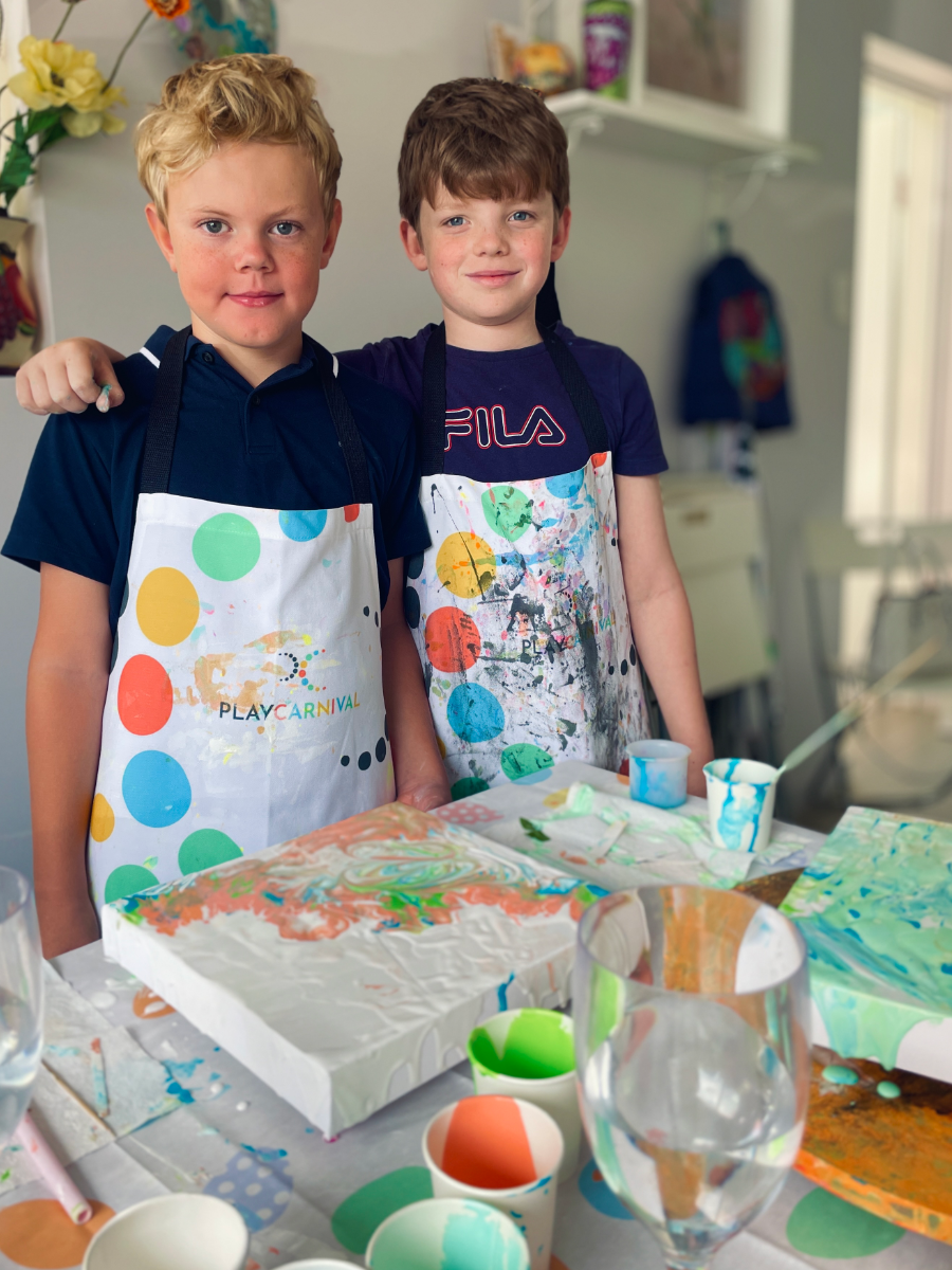 Fluid Art Pouring Workshops Kids  Sydney