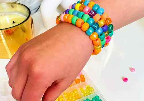 Beaded jewellery craft workshop for kids Sydney