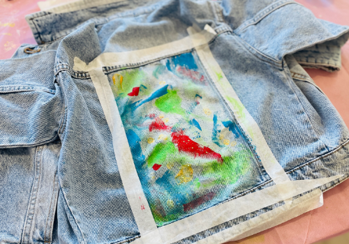 Up-Cycling with Style- Paint Your Clothes Workshop Kids